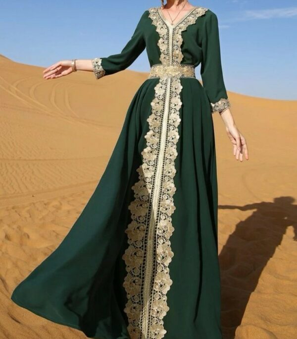 Green Cape Dress