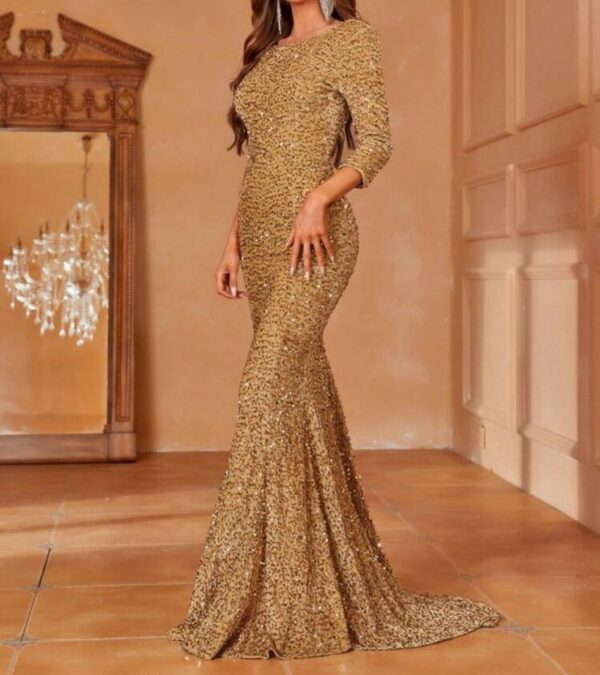Gold Mermaid Dress