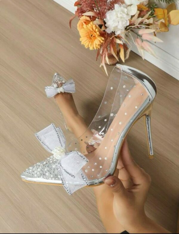 Bow Detail High Heel Pumps