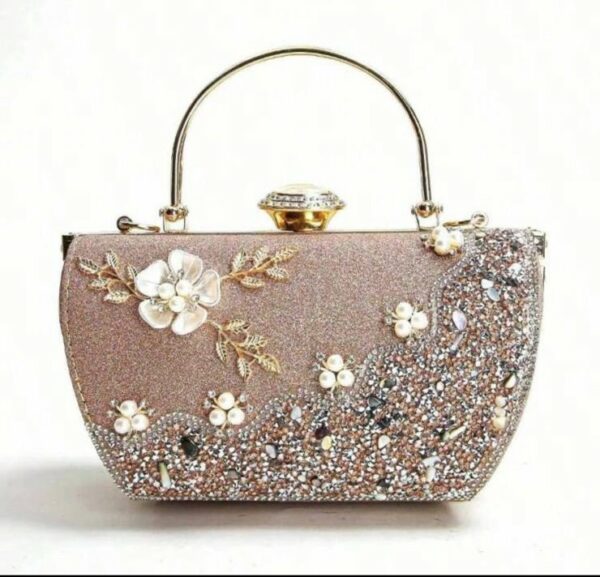 Dusty Pink detail handbag