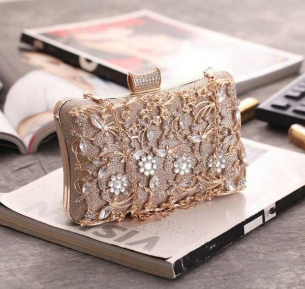 Gold Detail Clutch